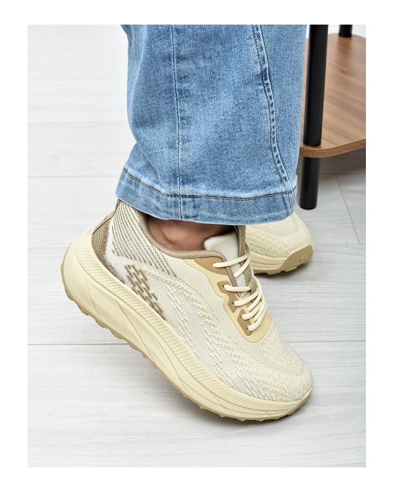 Sneakersy damskie Big Star TT274318 Beż