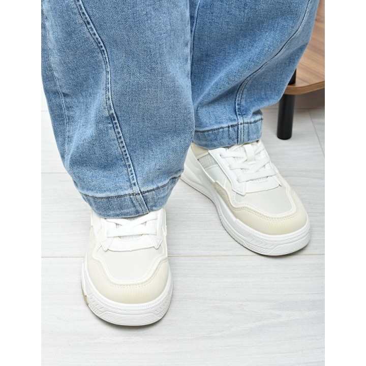 Sneakersy damskie Big Star OO274A155 Białe