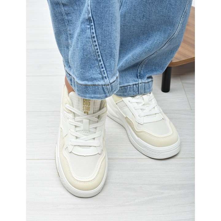 Sneakersy damskie Big Star OO274A155 Białe