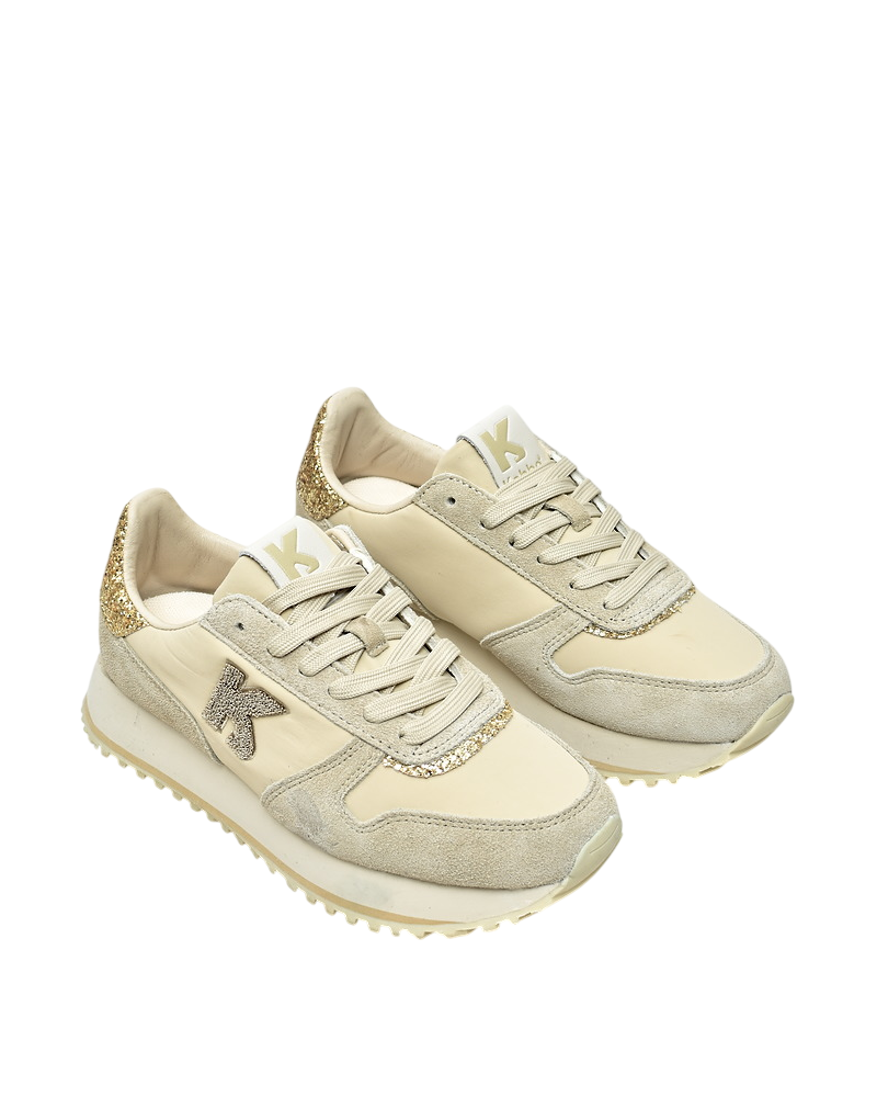 Sneakersy damskie Kobbo 100103 Beż