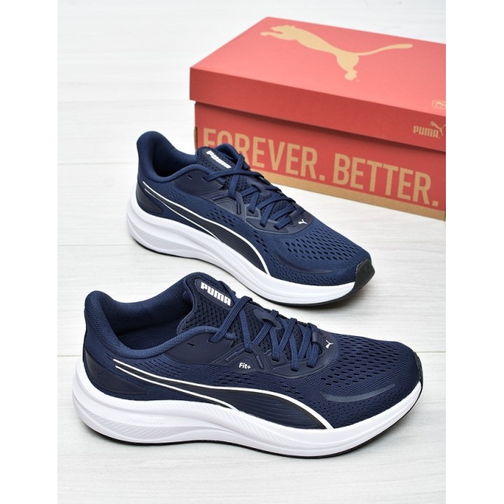 Obuwie męskie Puma 311730-18 Granatowo-Białe