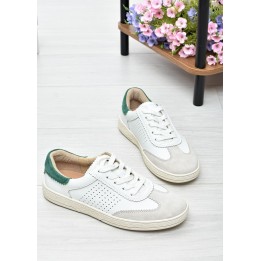 Sneakersy damskie Vinceza 79593 Biało-Zielone