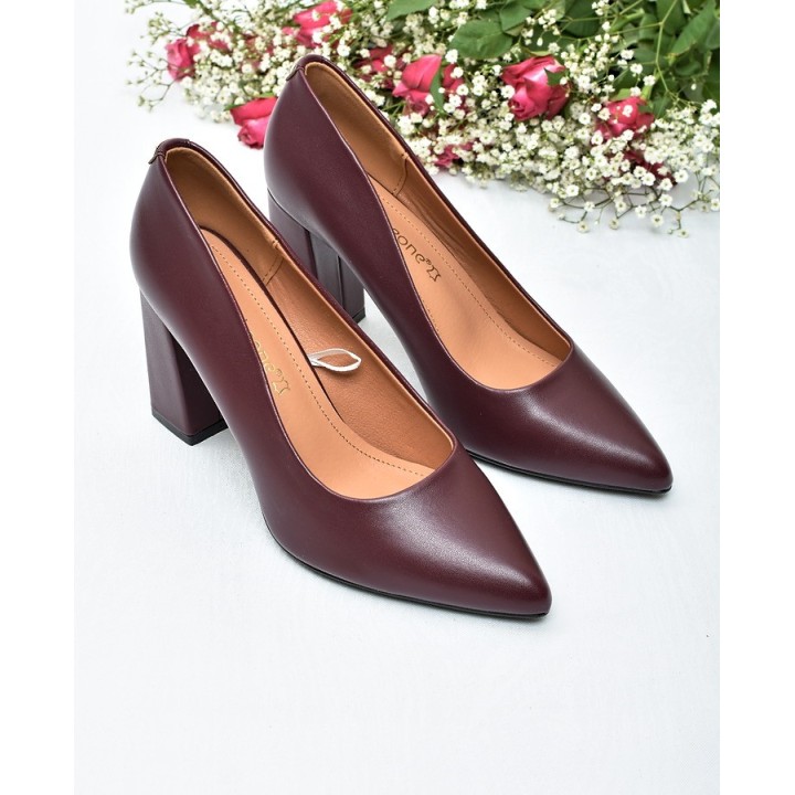Obuwie damskie Sergio Leone PB216 Bordo