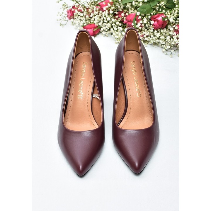 Obuwie damskie Sergio Leone PB216 Bordo