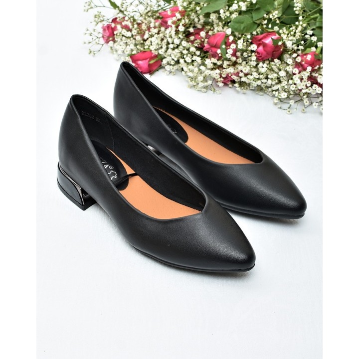 Baleriny na obcasie Vinceza 62280 Czarne