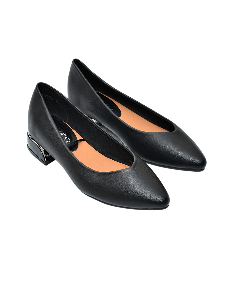 Baleriny na obcasie Vinceza 62280 Czarne