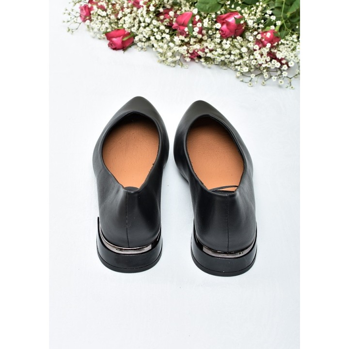 Baleriny na obcasie Vinceza 62280 Czarne