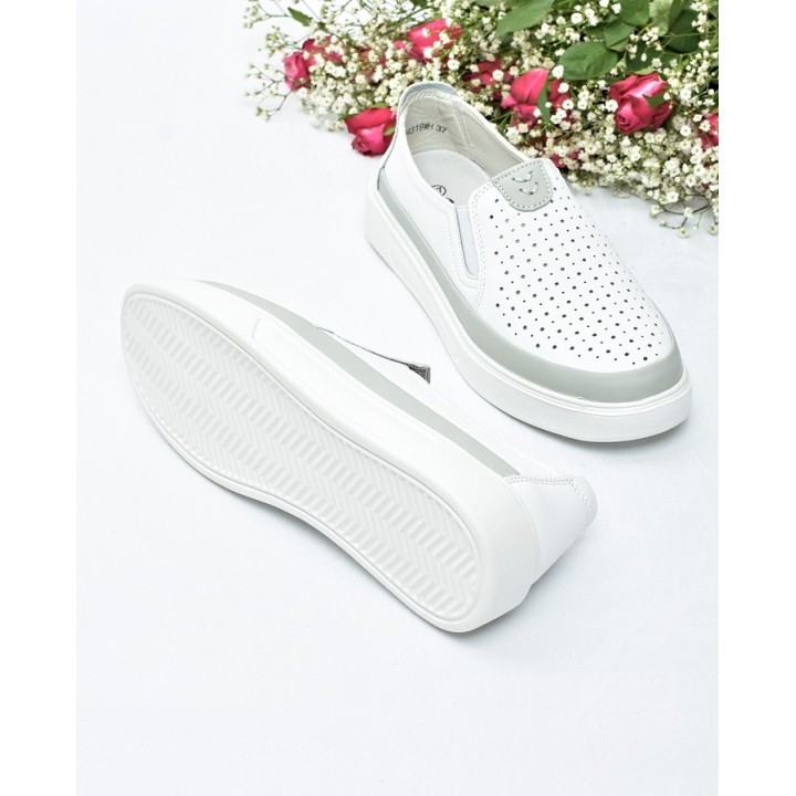 Obuwie damskie Cambell 94319 Białe