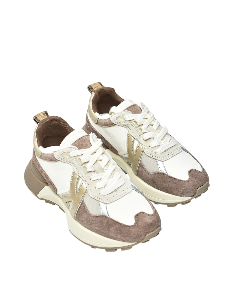 Sneakersy damskie Kobbo 66954 Beż