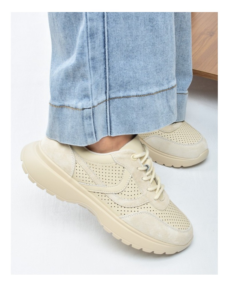 Sneakersy damskie Vinceza 41507 Beż