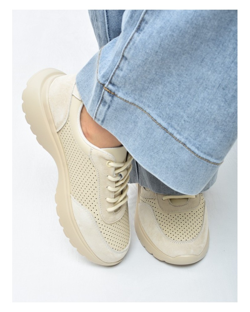 Sneakersy damskie Vinceza 41507 Beż