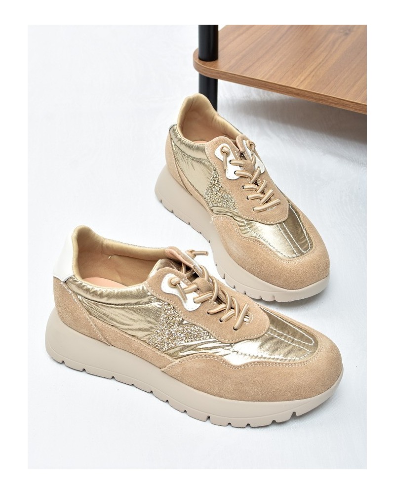 Sneakersy damskie Vinceza 18115 Beż