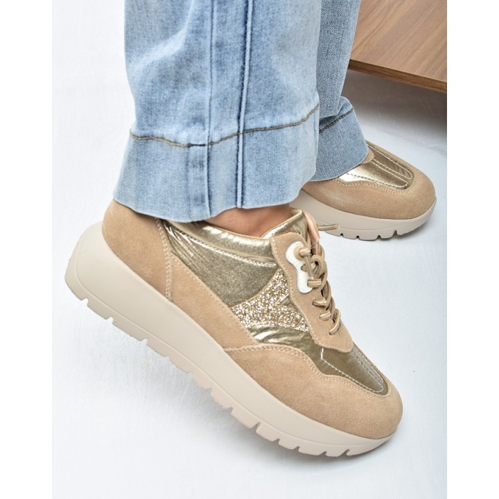 Sneakersy damskie Vinceza 18115 Beż