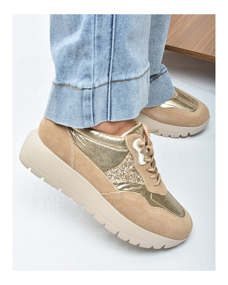 Sneakersy damskie Vinceza 18115 Beż