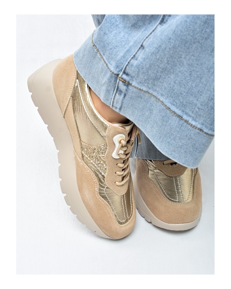 Sneakersy damskie Vinceza 18115 Beż