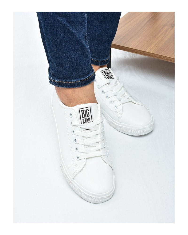 Trampki damskie Big Star TT274960 Białe