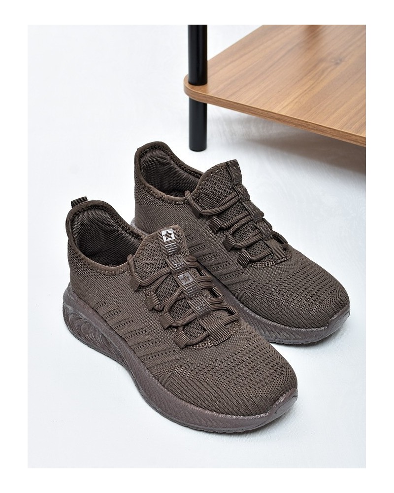 Sneakersy młodzieżowe Big Star UU274055 Ciemny Brąz