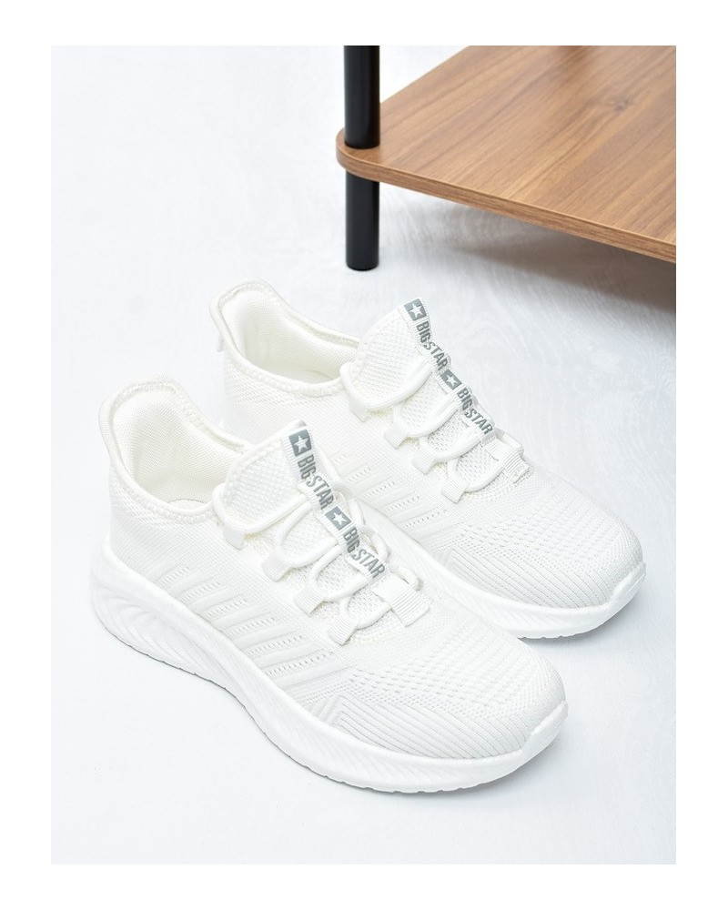 Sneakarsy młodzieżowe Big Star UU274056 Białe