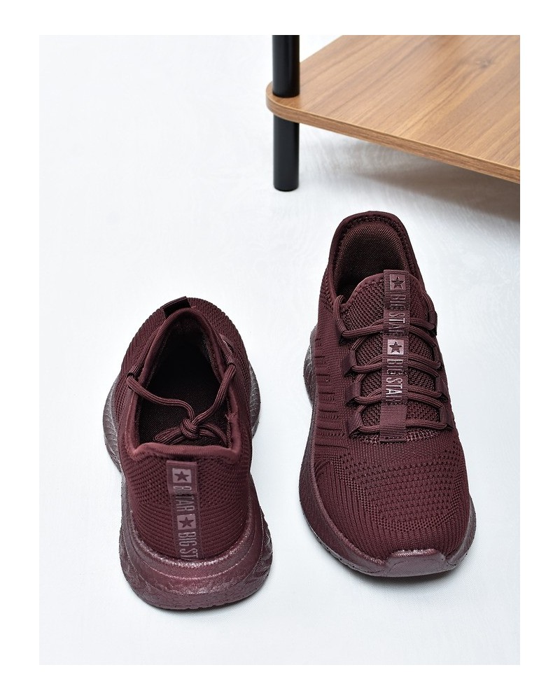 Sneakersy młodzieżowe Big Star UU274053 Burgund