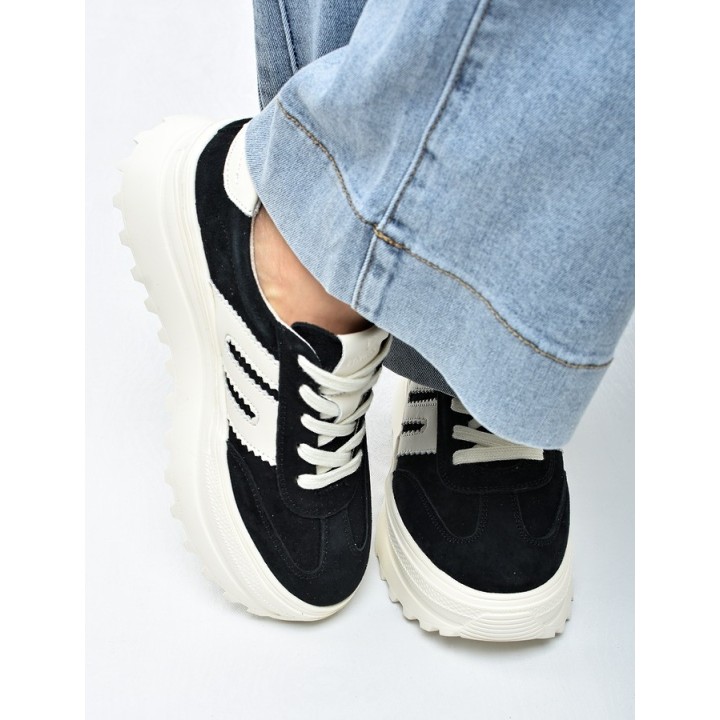 Snekaersy damskie Vinceza 79608 Czarne