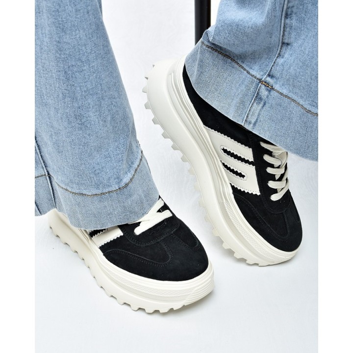 Snekaersy damskie Vinceza 79608 Czarne