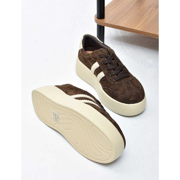 Sneakersy damskie Vinceza 79648 Brąz
