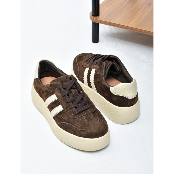 Sneakersy damskie Vinceza 79648 Brąz