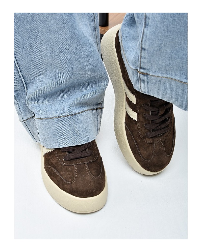 Sneakersy damskie Vinceza 79648 Brąz