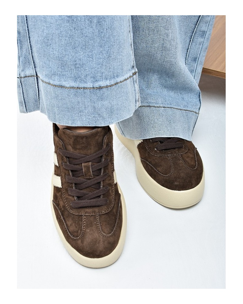 Sneakersy damskie Vinceza 79648 Brąz