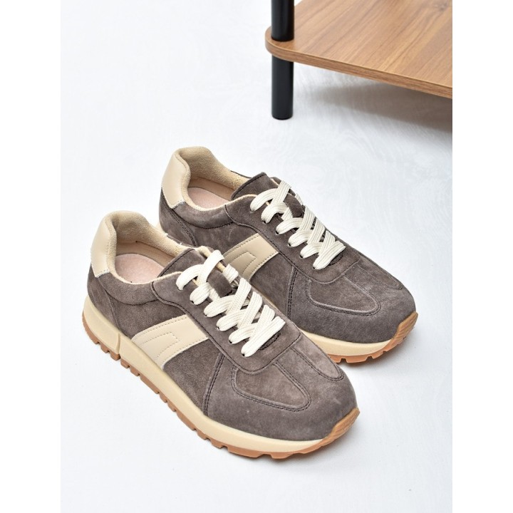 Sneakersy damskie Vinceza 93219 Brąz