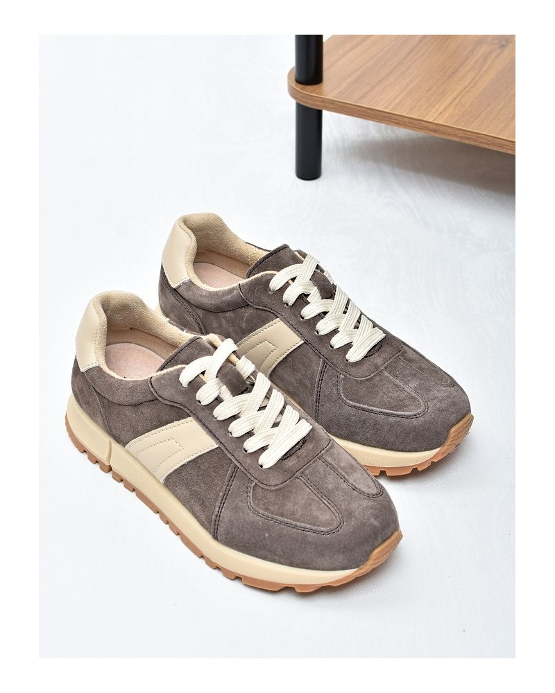 Sneakersy damskie Vinceza 93219 Brąz