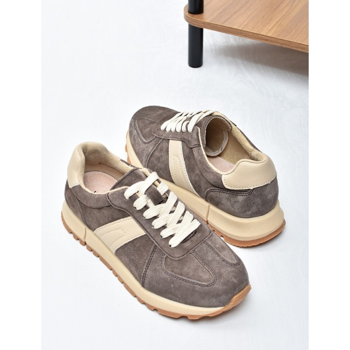 Sneakersy damskie Vinceza 93219 Brąz