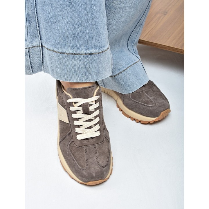 Sneakersy damskie Vinceza 93219 Brąz