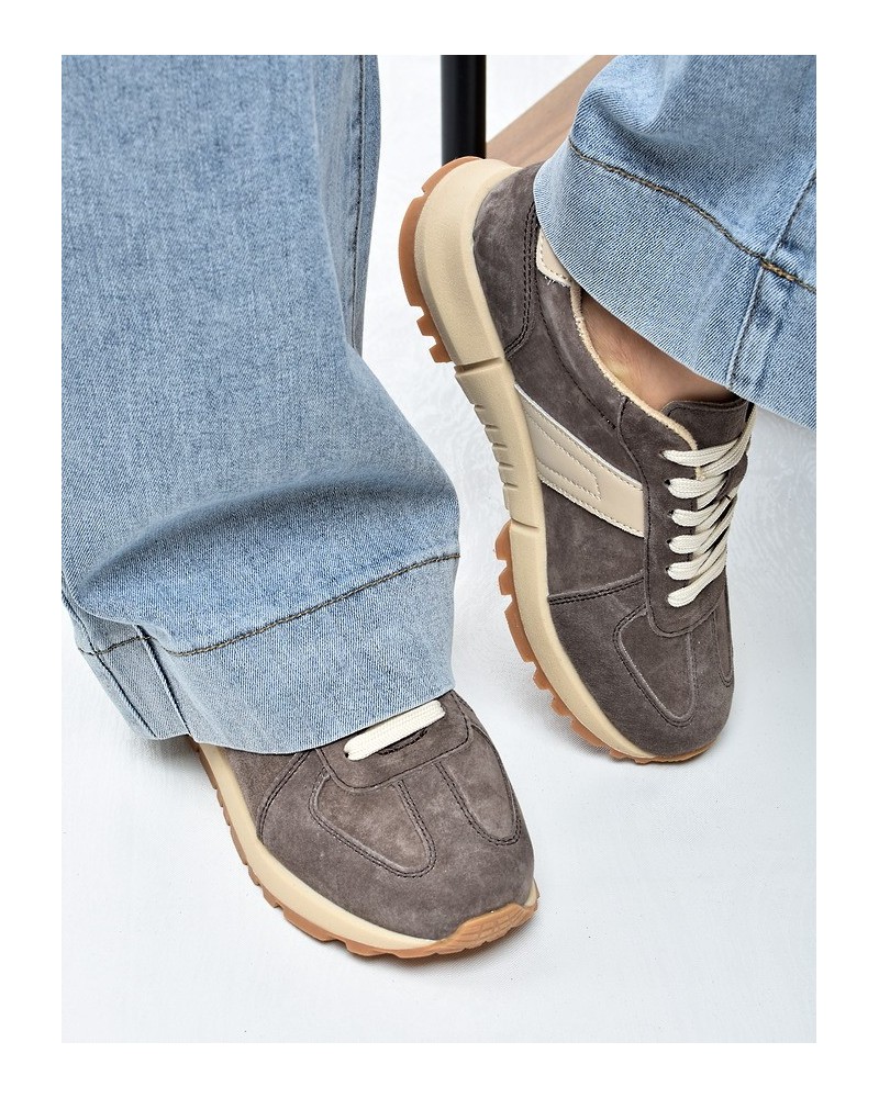 Sneakersy damskie Vinceza 93219 Brąz