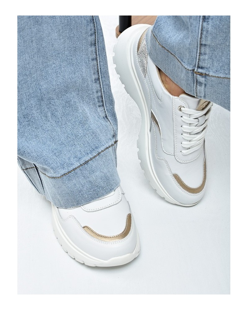 Sneakersy damskie Vinceza 39970 Białe
