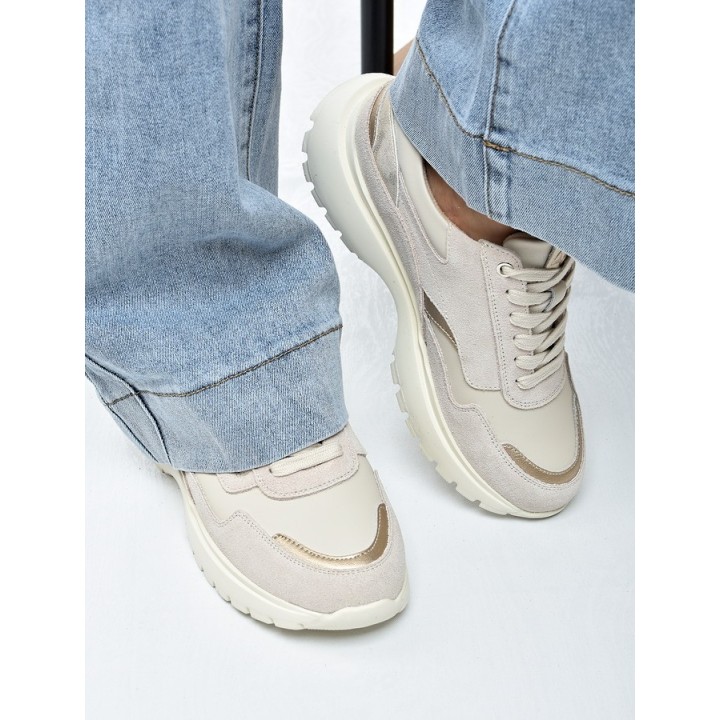 Sneakersy damskie Vinceza 39970 Beż