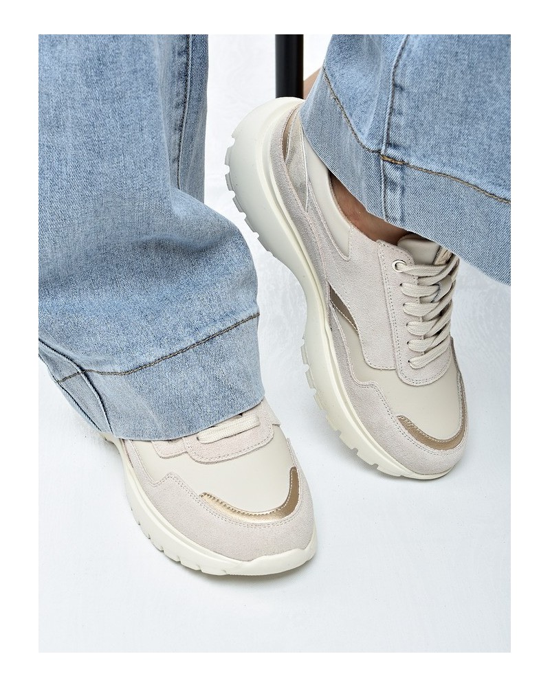 Sneakersy damskie Vinceza 39970 Beż