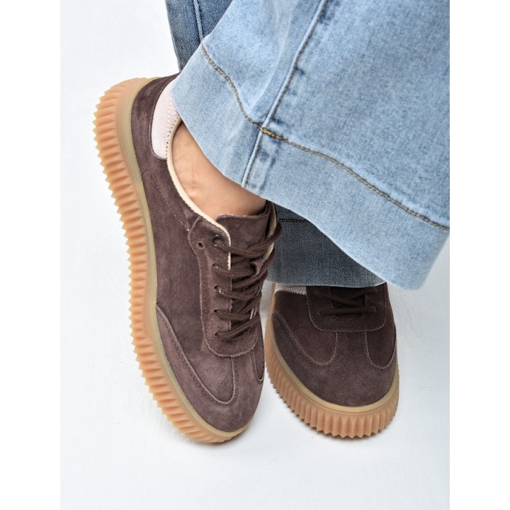 Sneakersy damskie Vinceza 41500 Brąz