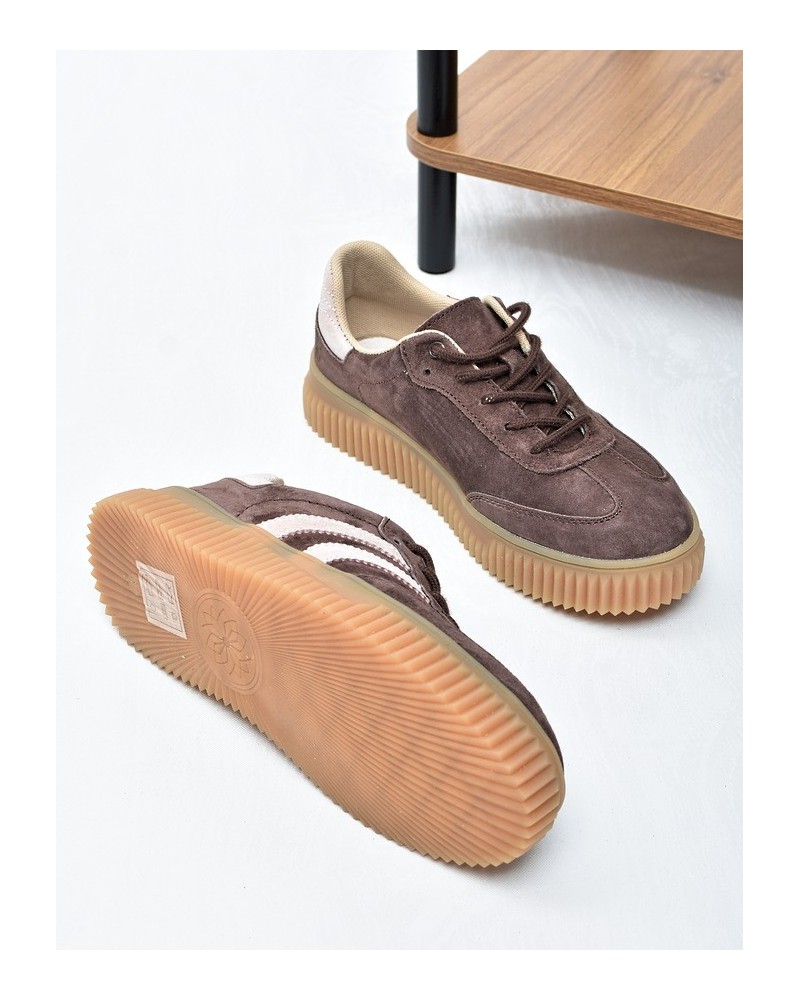Sneakersy damskie Vinceza 41500 Brąz