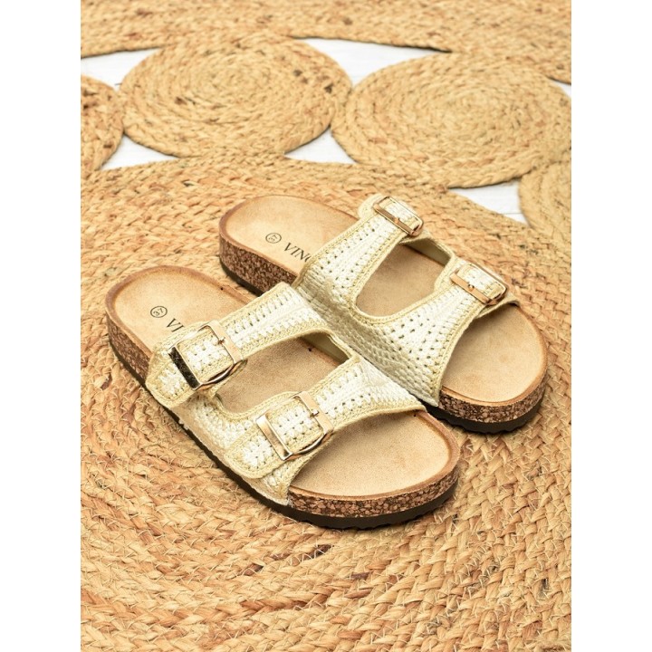 Klapki damskie Vinceza 101215 Beż