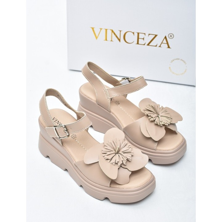 Sandały damskie Vinceza 79615 Beż