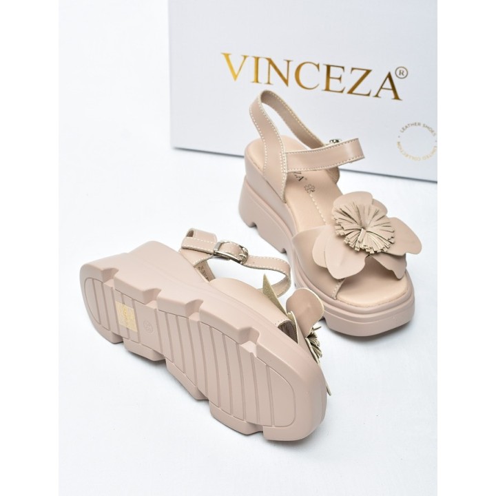 Sandały damskie Vinceza 79615 Beż