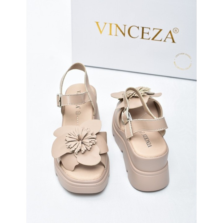 Sandały damskie Vinceza 79615 Beż