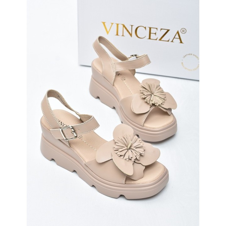 Sandały damskie Vinceza 79615 Beż