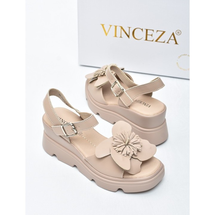 Sandały damskie Vinceza 79615 Beż
