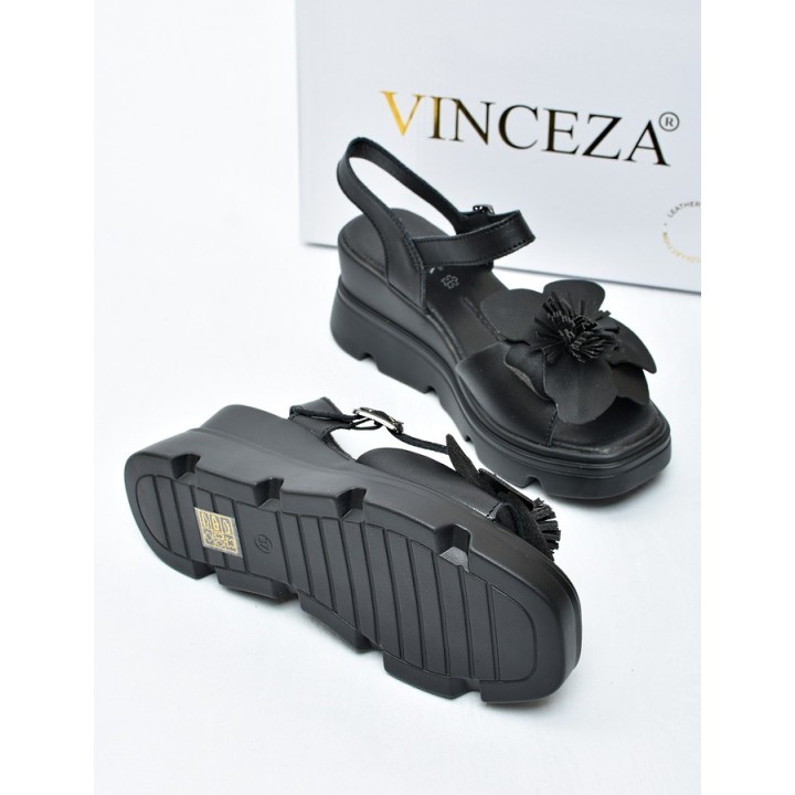 Sandały damskie Vinceza 79615 Czarne
