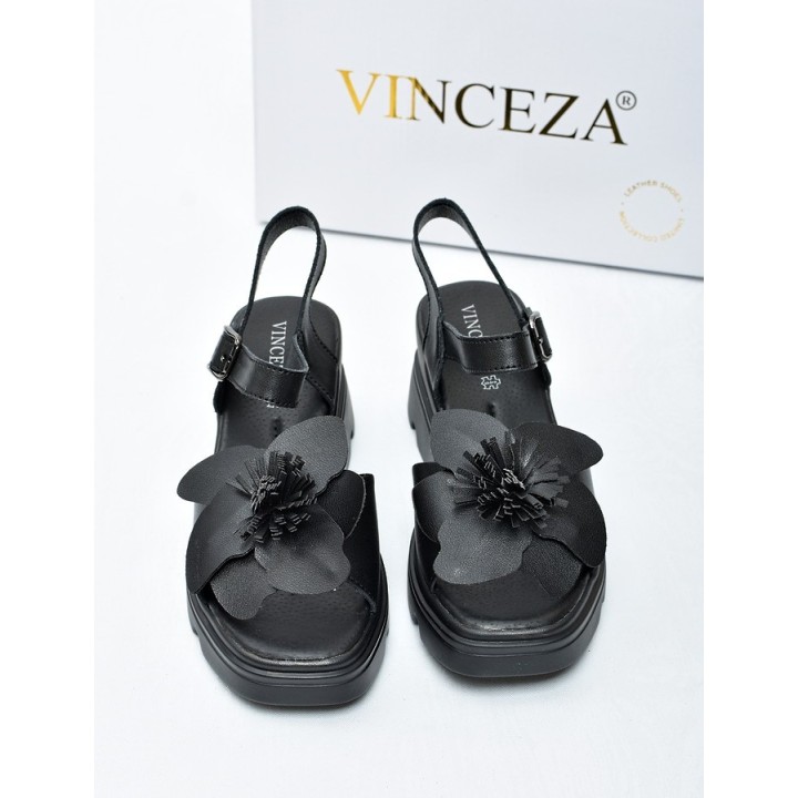 Sandały damskie Vinceza 79615 Czarne