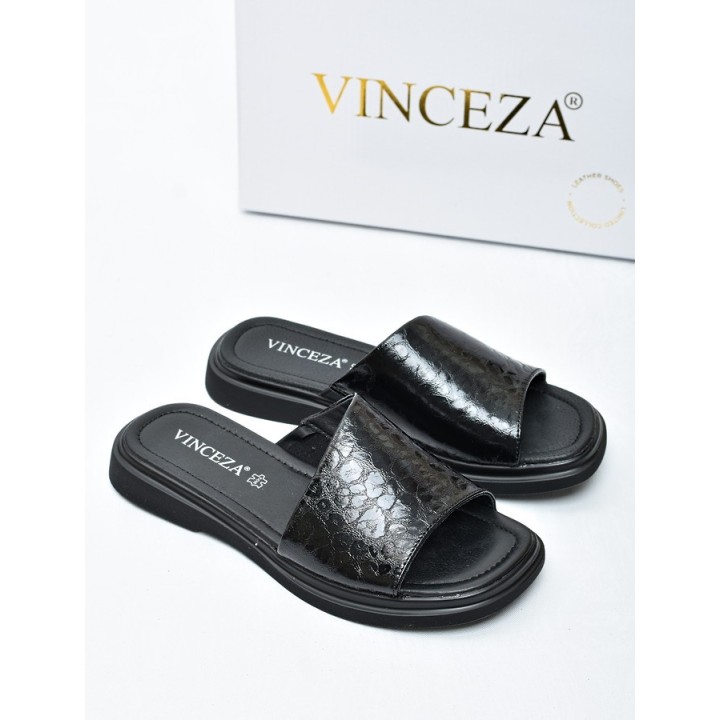 Klapki damskie Vinceza 66914 Czarne