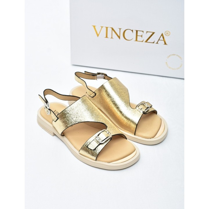 Sandały damskie Vinceza 86434 Złote