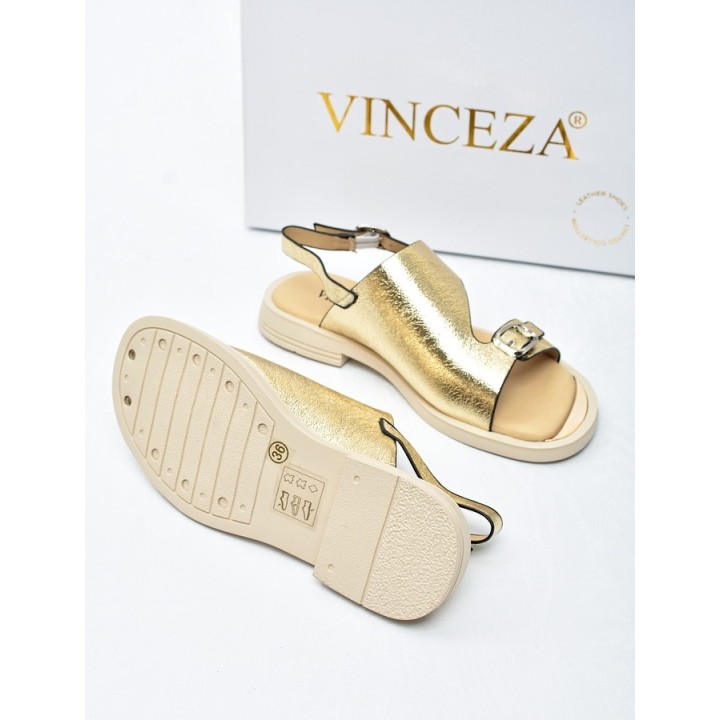 Sandały damskie Vinceza 86434 Złote